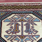 Orientteppich handgeknüpft Kazak Wolle 125x75 cm