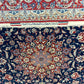 Handgeknüpfter Antiker Perser Orientteppich Isfahan auf Seide Signiert 225x145