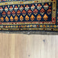 Orientteppich handgeknüpft Kazak Naturfarben 115x60 cm