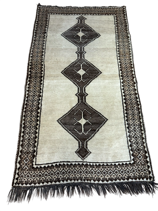 Orientteppich handgeknüpft Gabbeh Wolle 195x110 cm