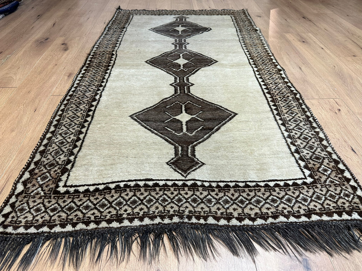 Orientteppich handgeknüpft Gabbeh Wolle 195x110 cm