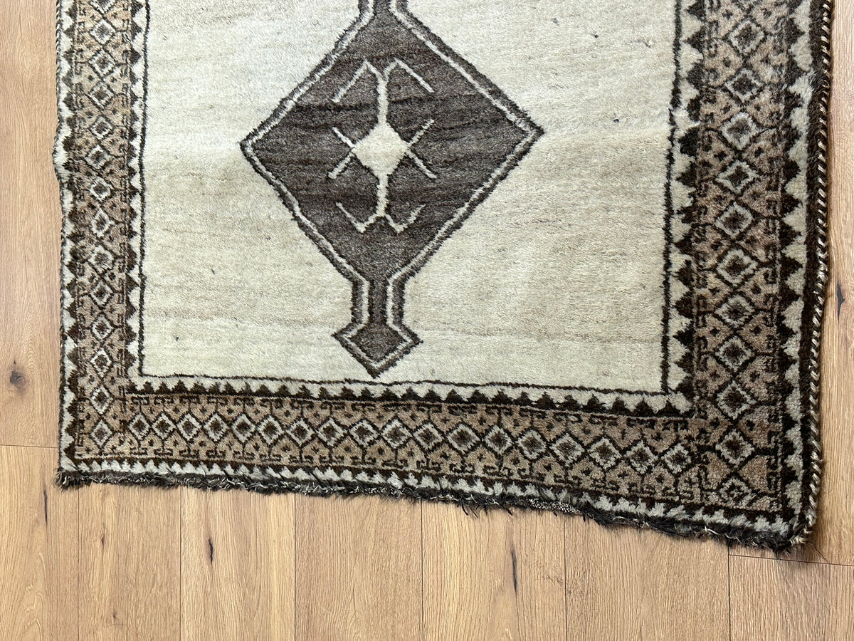 Orientteppich handgeknüpft Gabbeh Wolle 195x110 cm