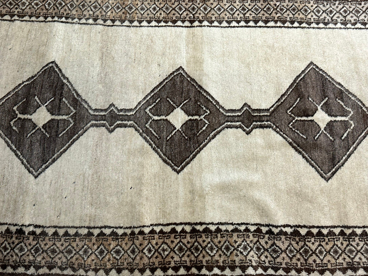 Orientteppich handgeknüpft Gabbeh Wolle 195x110 cm