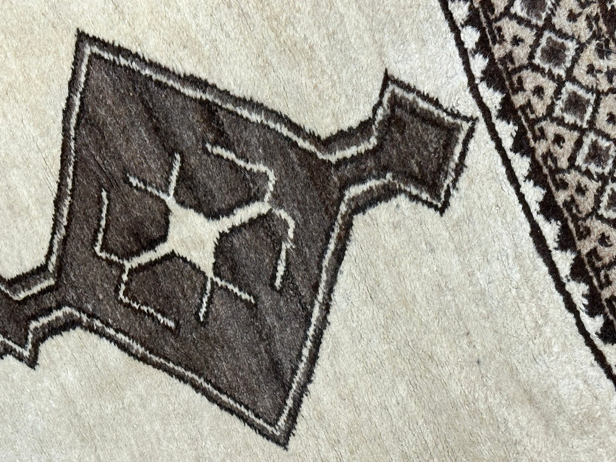 Orientteppich handgeknüpft Gabbeh Wolle 195x110 cm