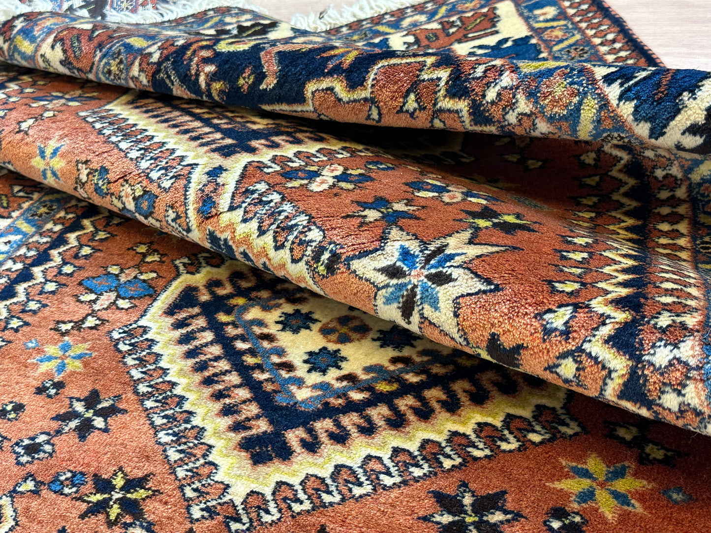 Handgeknüpfter Perser Orientteppich "Yalameh" 157x108 cm