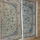Orientteppich handgeknüpft feiner Nain mit Seide 190x125 cm