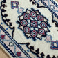 Orientteppich handgeknüpft Nain 58x38 cm