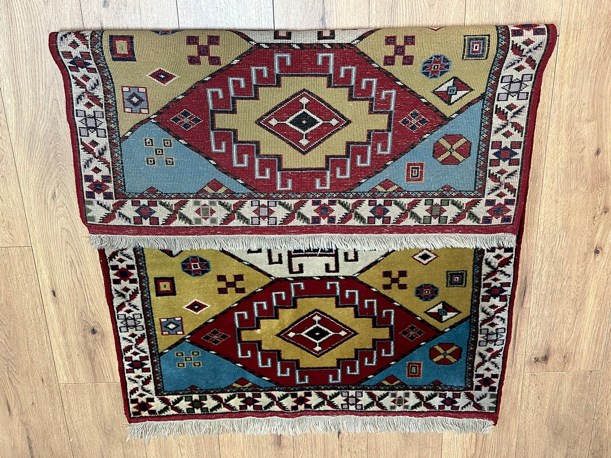 Orientteppich handgeknüpft Türkei Kazak Kars Naturfarben 145x100 cm