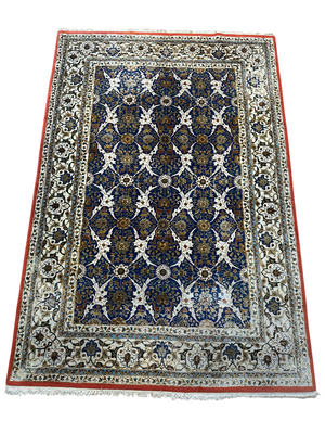 Orientteppich handgeknüpft Türkei Hereke Seide auf Seide 185x125 cm