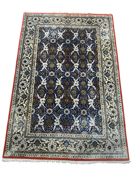 Orientteppich handgeknüpft Türkei Hereke Seide auf Seide 185x125 cm