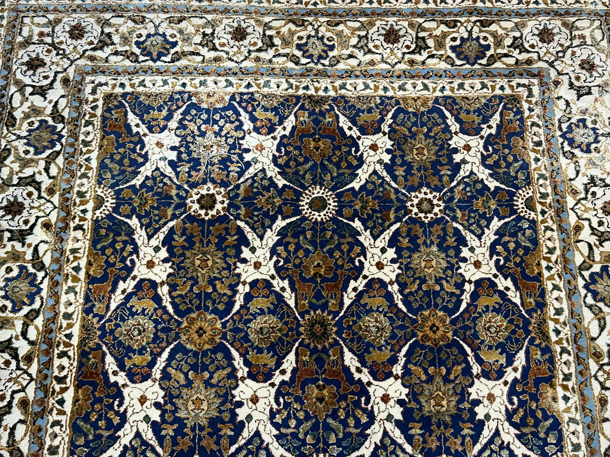 Orientteppich handgeknüpft Türkei Hereke Seide auf Seide 185x125 cm