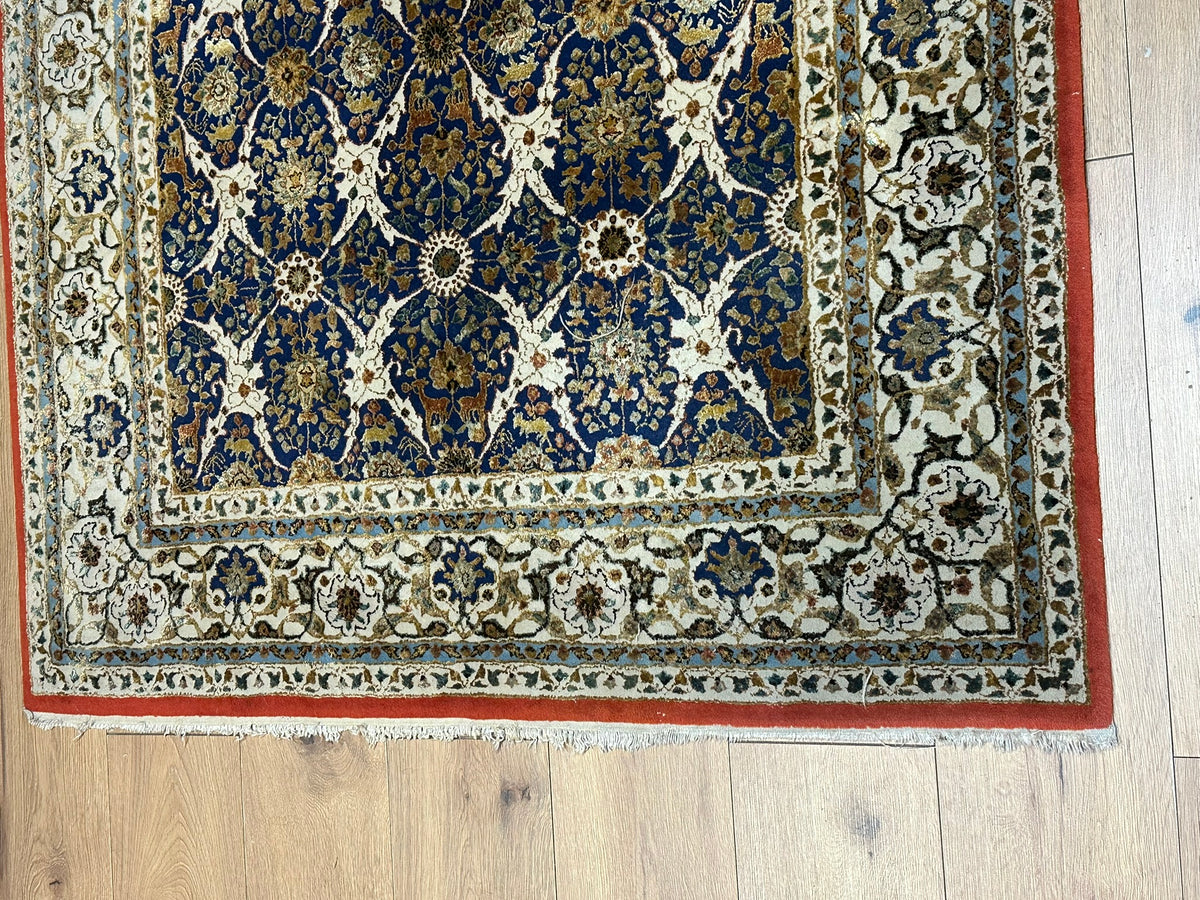 Orientteppich handgeknüpft Türkei Hereke Seide auf Seide 185x125 cm