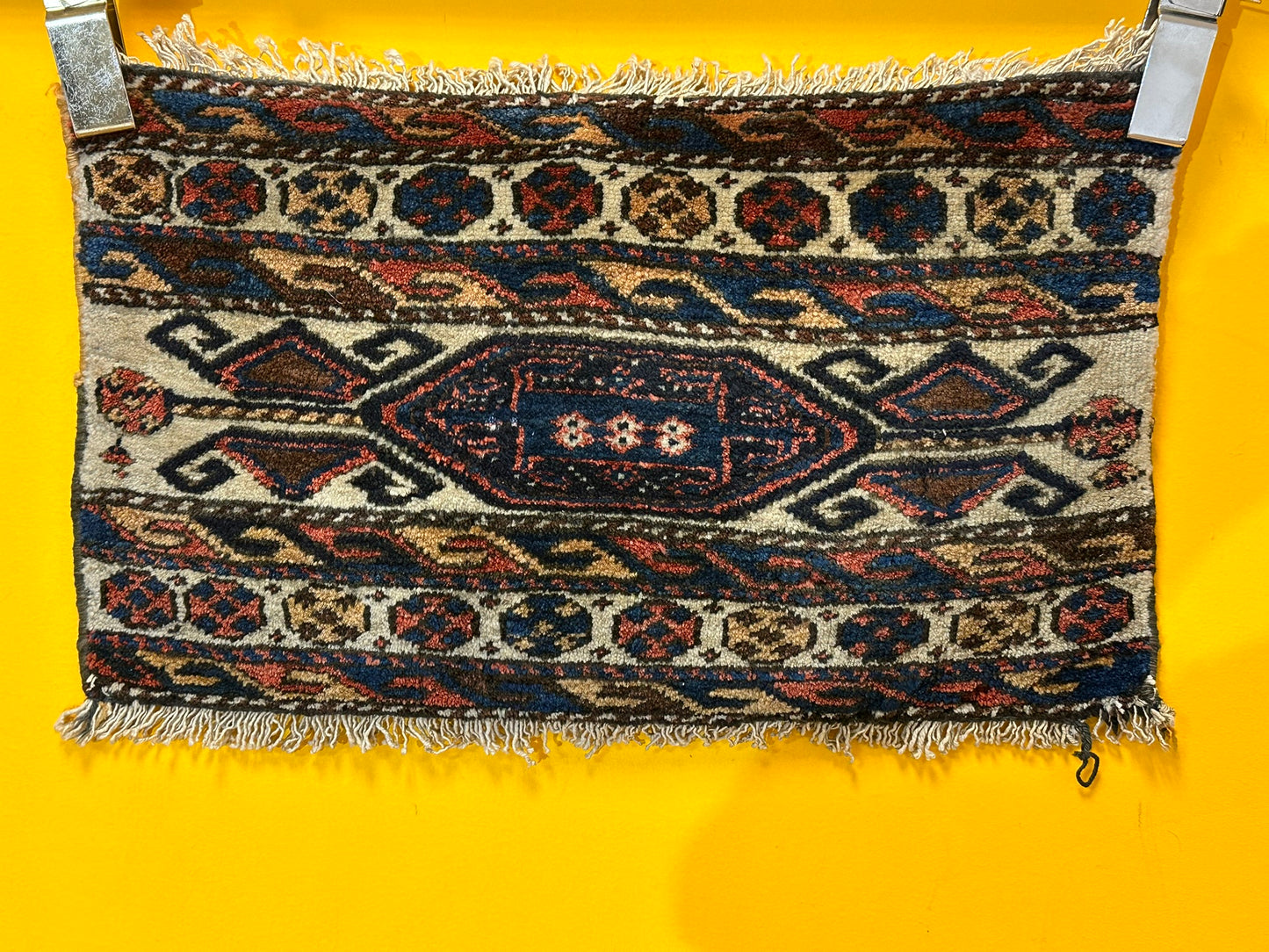 Orientteppich handgeknüpft Sumak Kazak 57x34 cm