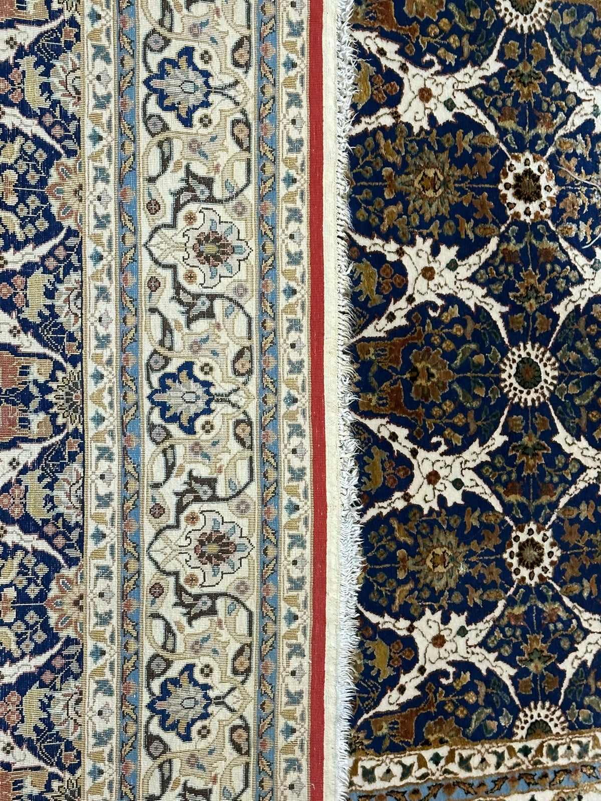 Orientteppich handgeknüpft Türkei Hereke Seide auf Seide 185x125 cm