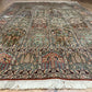 Orientteppich handgeknüpft Kaschmir Felder Ghom Seide 220x160 cm