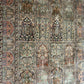 Orientteppich handgeknüpft Kaschmir Felder Ghom Seide 220x160 cm