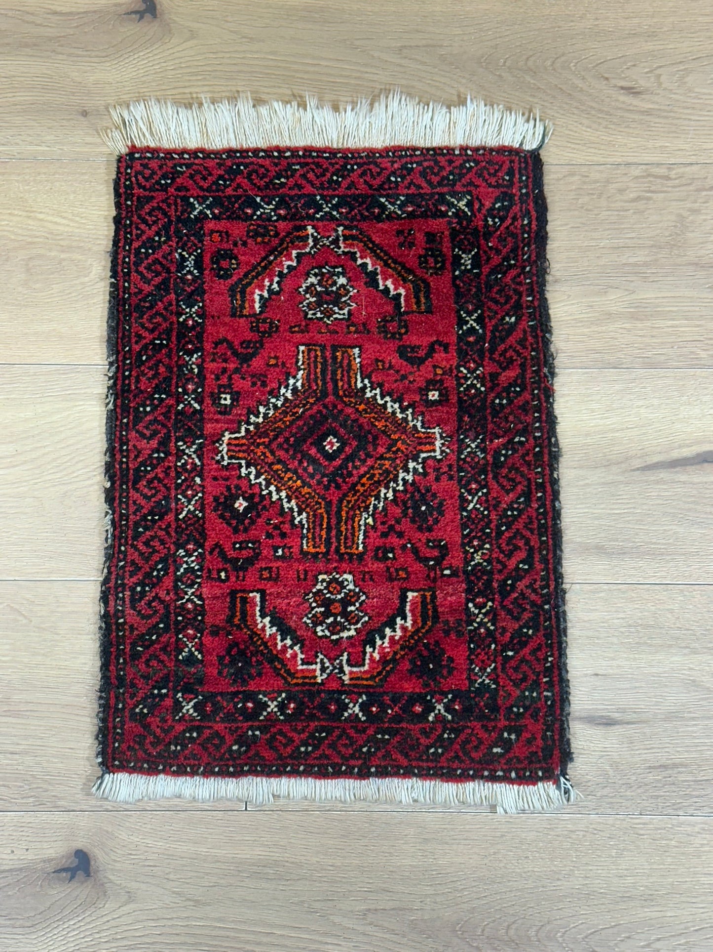 Orientteppich handgeknüpft Belutsch 57x40 cm