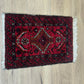 Orientteppich handgeknüpft Belutsch 57x40 cm