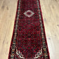 Orientteppich handgeknüpft Hamadan Läufer Top 297x85 cm