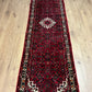 Orientteppich handgeknüpft Hamadan Läufer Top 297x85 cm