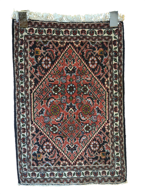 Orientteppich handgeknüpft Bidjar 64x44 cm