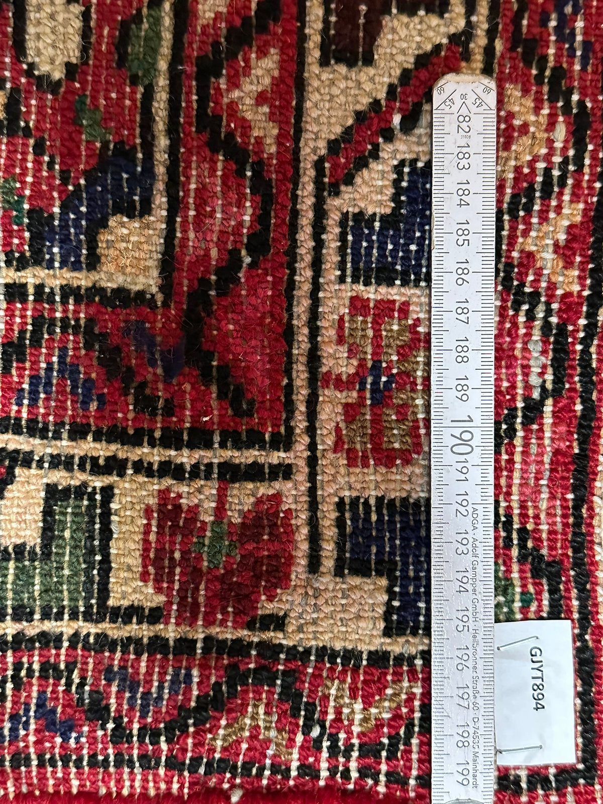 Orientteppich handgeknüpft Hamadan Läufer Top 297x85 cm