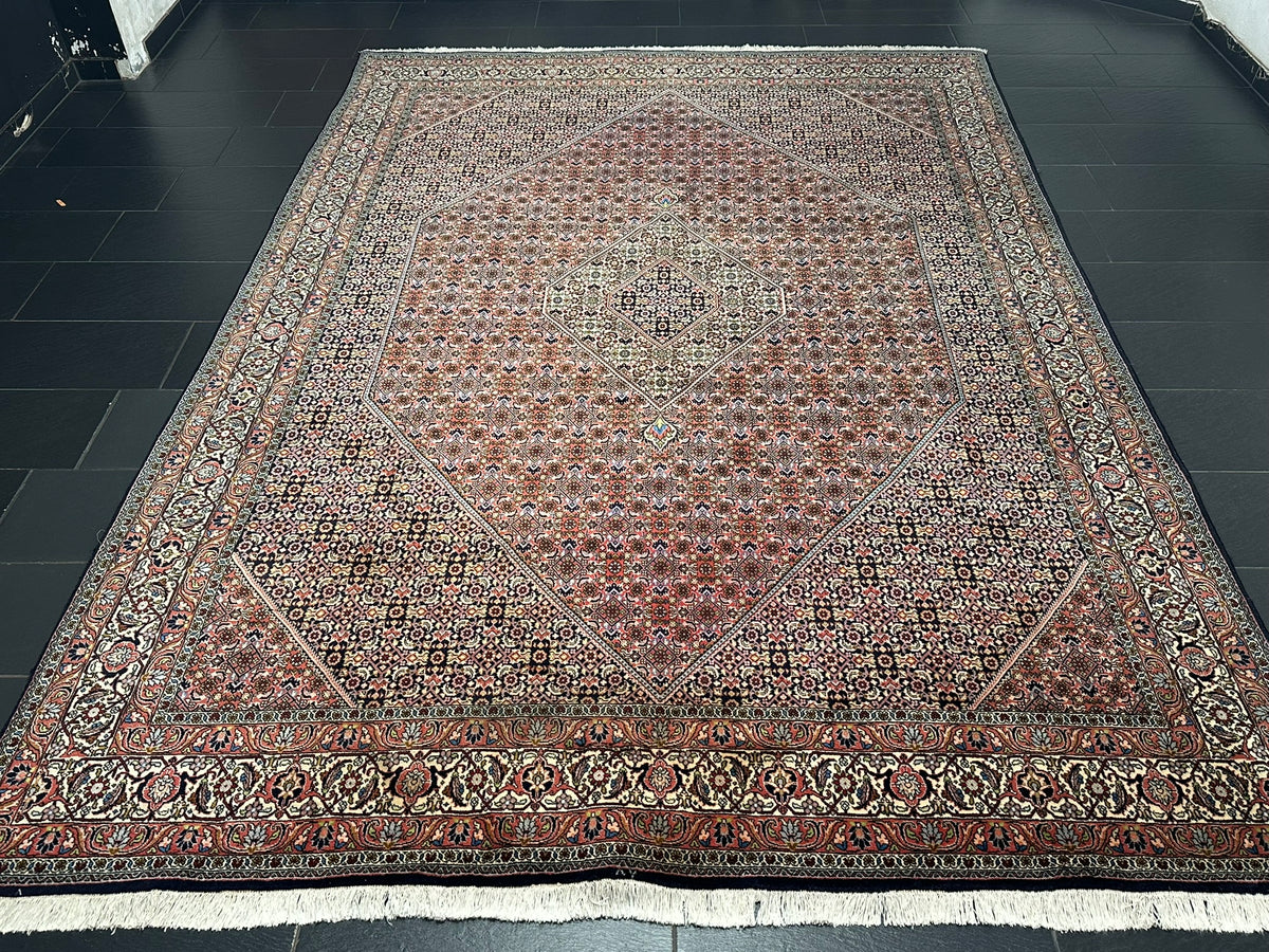 Orientteppich handgeknüpft Bidjar Wolle Top 355x250 cm