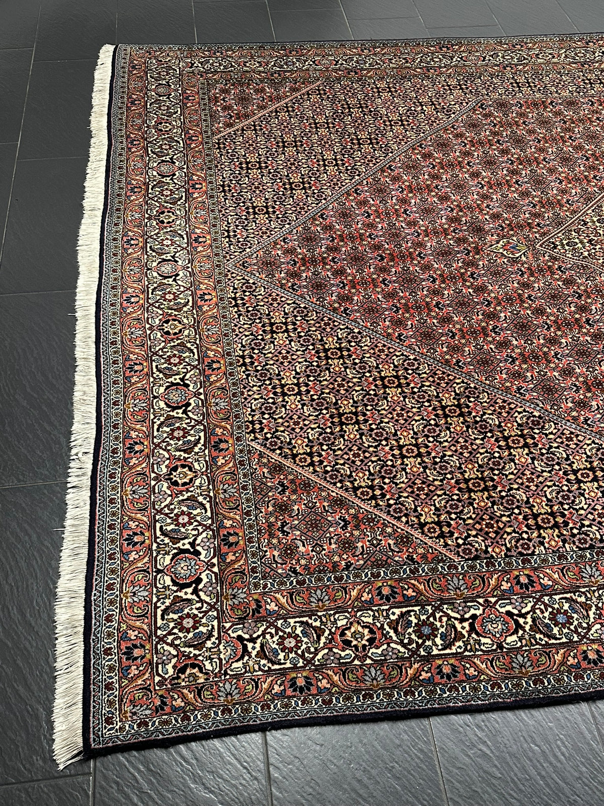 Orientteppich handgeknüpft Bidjar Wolle Top 355x250 cm