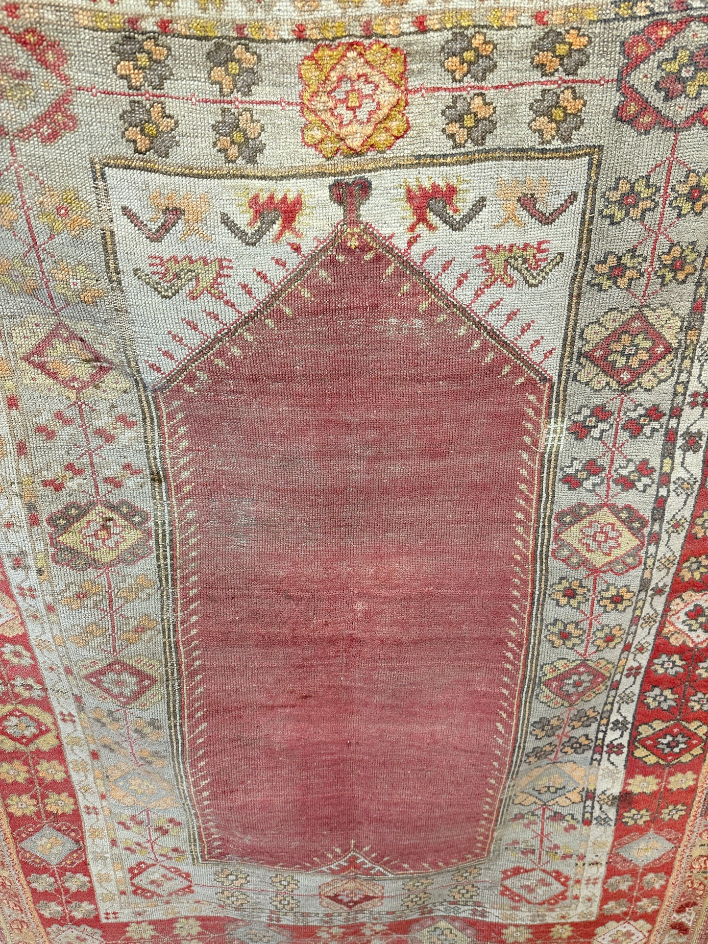 Antiker Handgeknüpfter Orientteppich Türkei Bergeman 210x140 cm