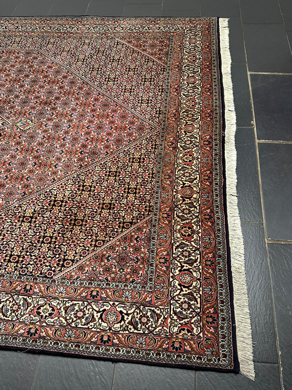 Orientteppich handgeknüpft Bidjar Wolle Top 355x250 cm