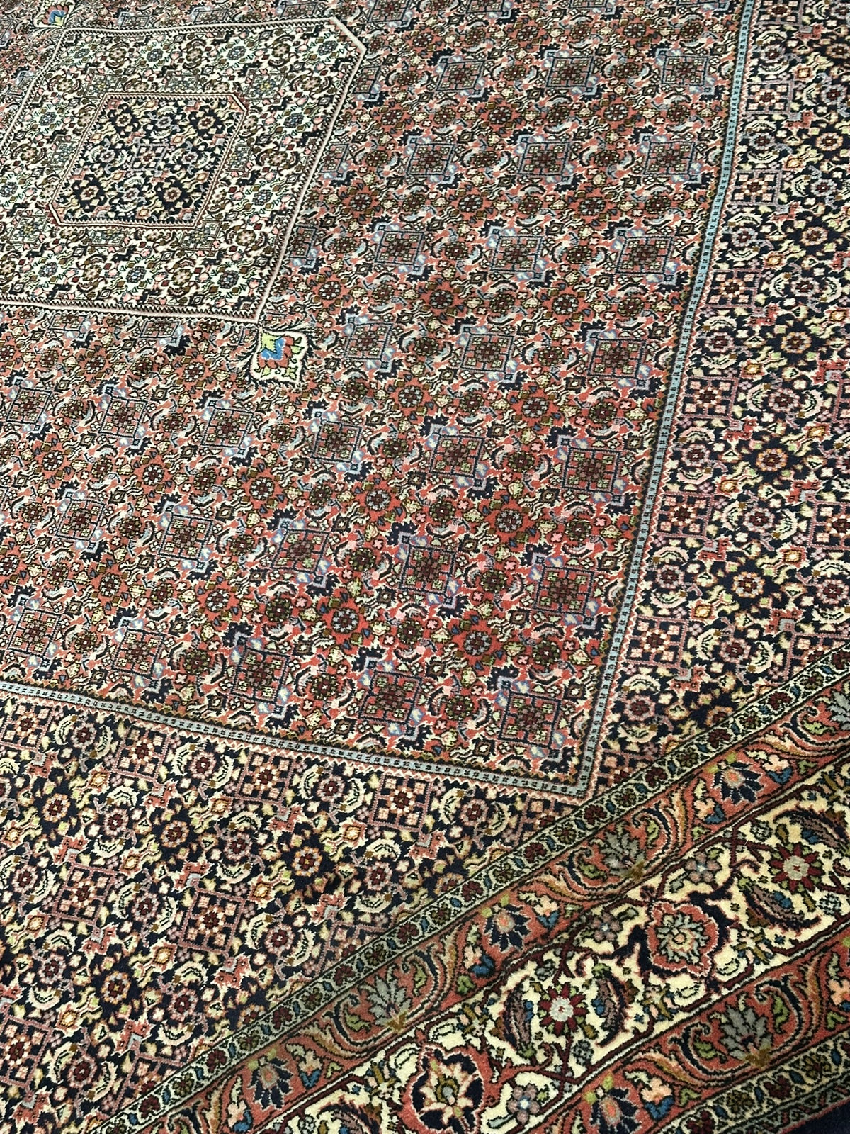 Orientteppich handgeknüpft Bidjar Wolle Top 355x250 cm