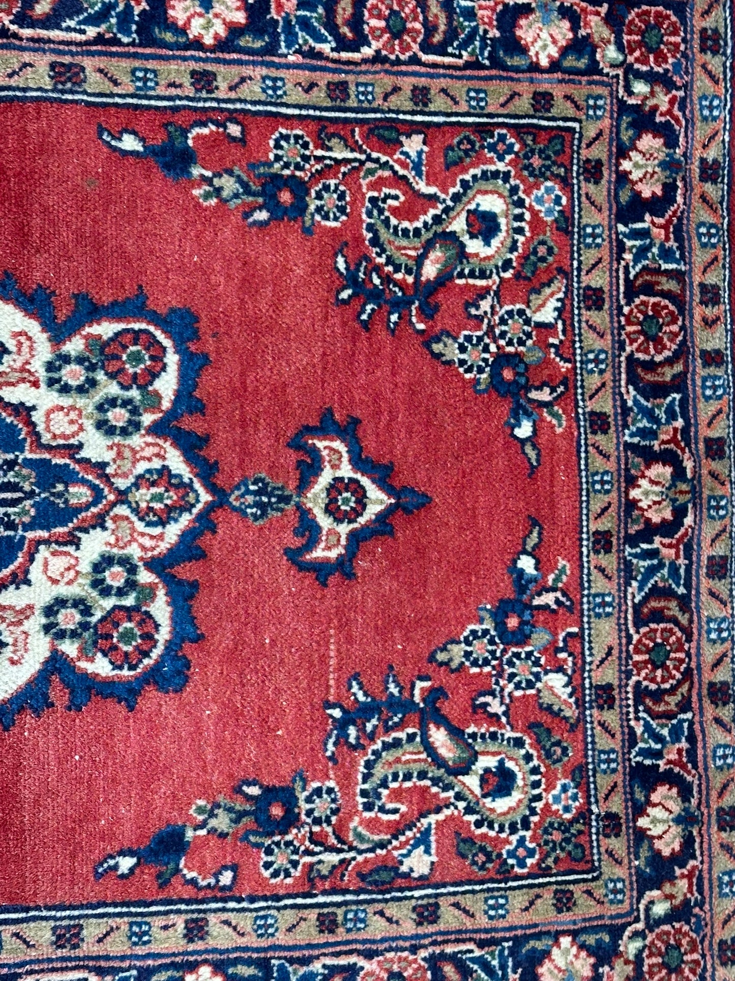 Orientteppich handgeknüpft Sarough 96x73 cm