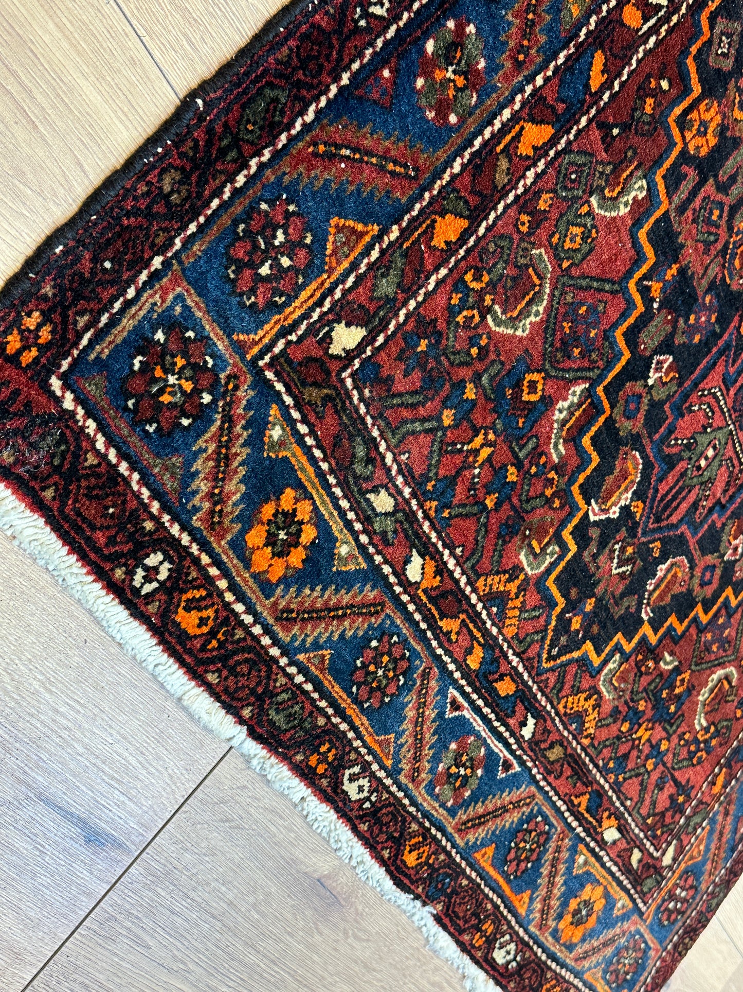 Handgeknüpfter Perser Orientteppich "Bidjar" 155x95 cm