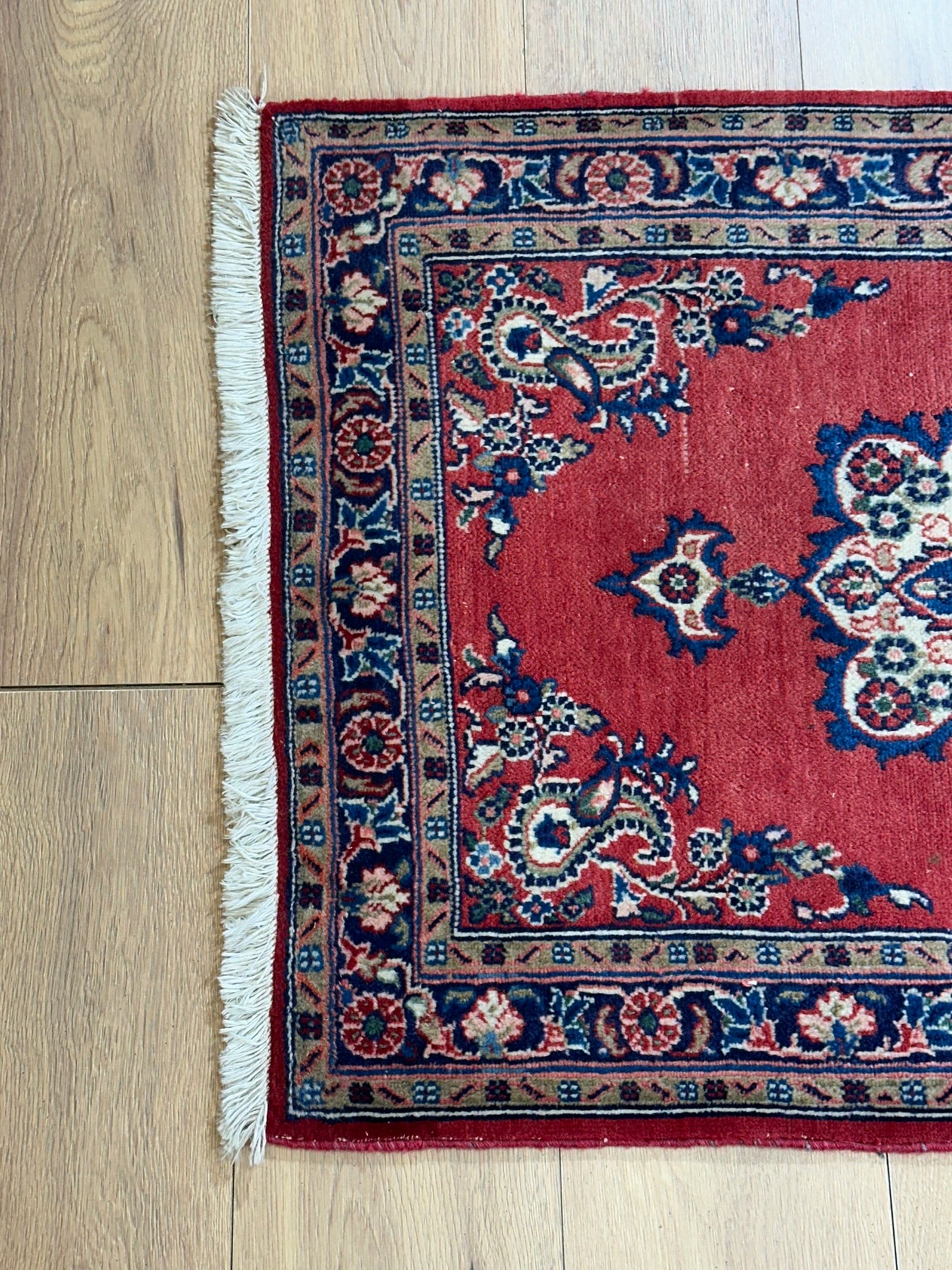 Orientteppich handgeknüpft Sarough 96x73 cm