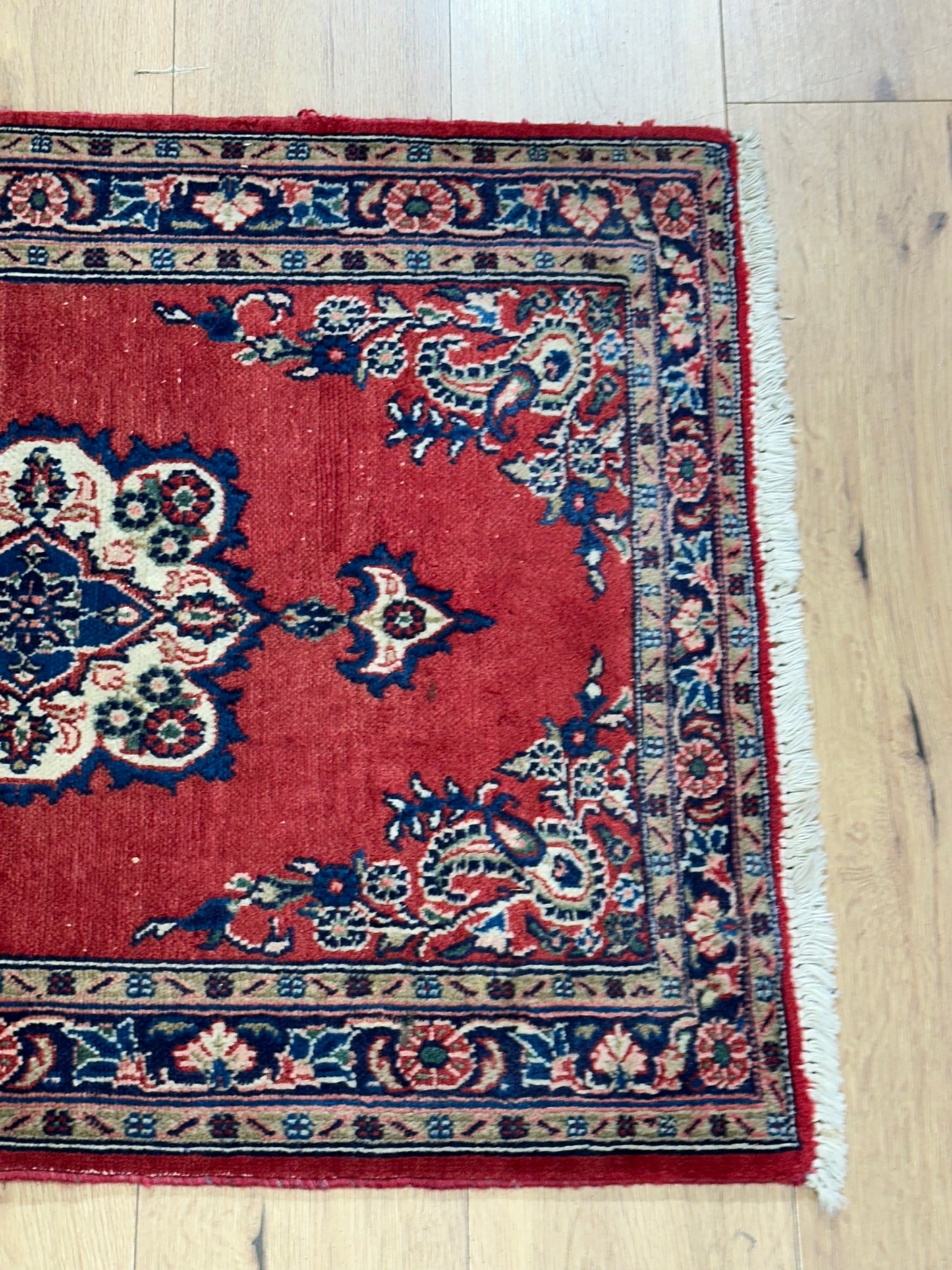 Orientteppich handgeknüpft Sarough 96x73 cm