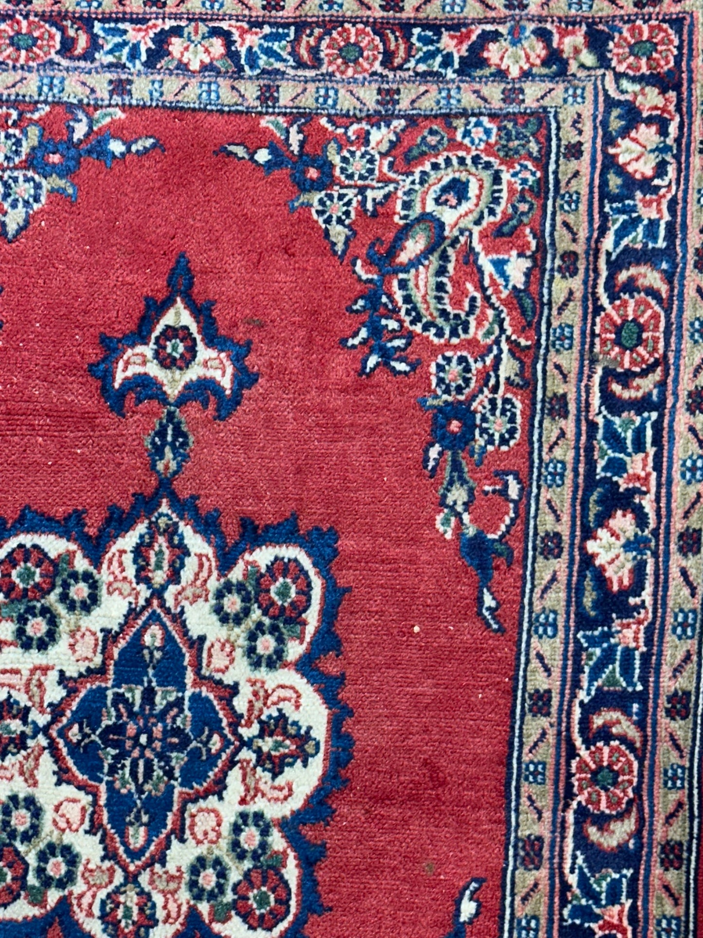 Orientteppich handgeknüpft Sarough 96x73 cm