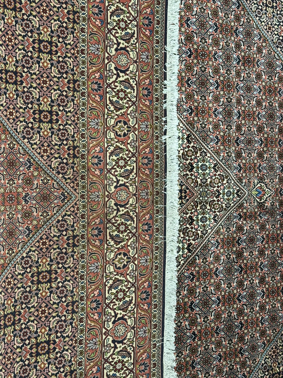Orientteppich handgeknüpft Bidjar Wolle Top 355x250 cm