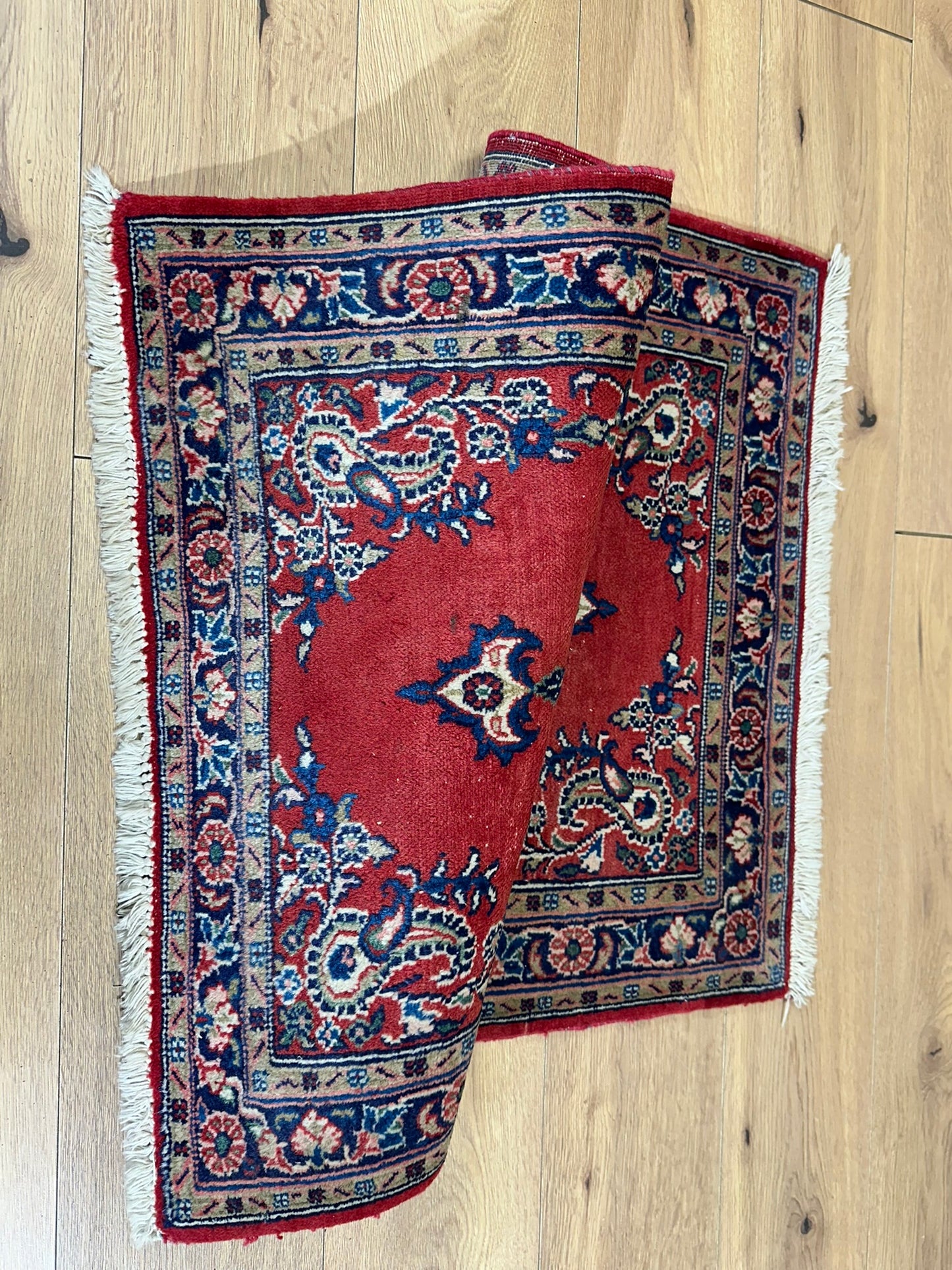 Orientteppich handgeknüpft Sarough 96x73 cm
