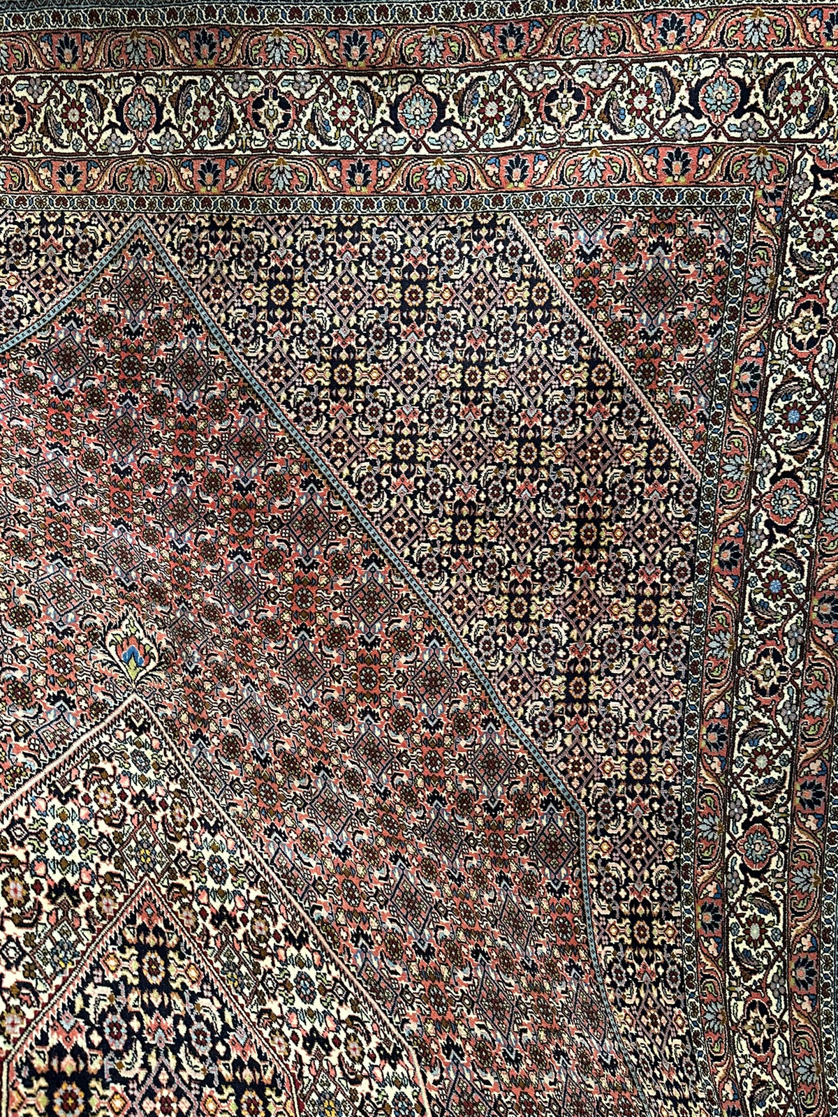 Orientteppich handgeknüpft Bidjar Wolle Top 355x250 cm