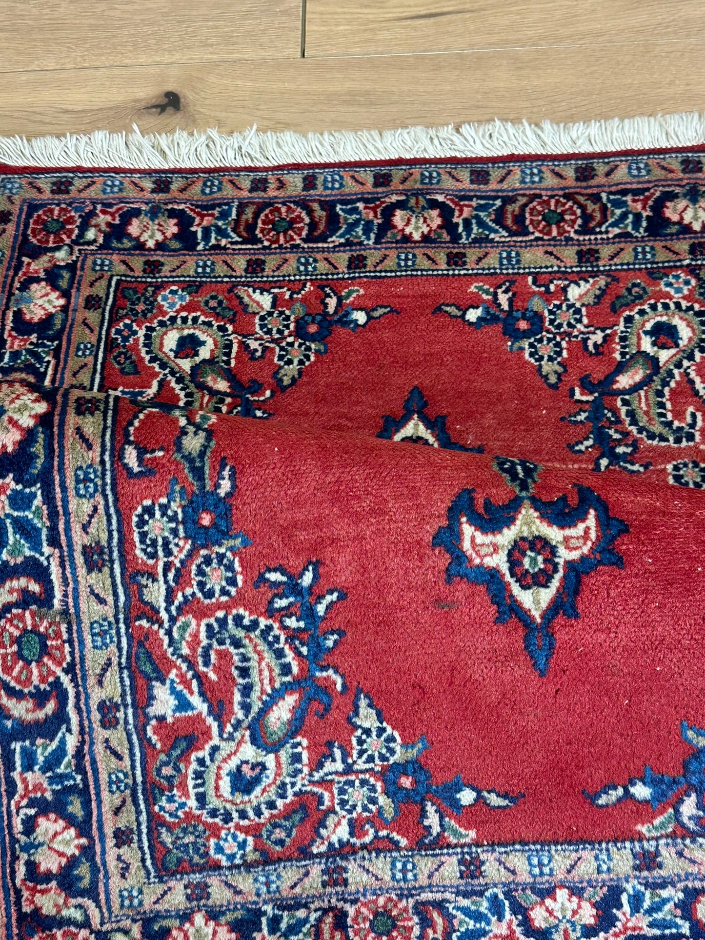 Orientteppich handgeknüpft Sarough 96x73 cm