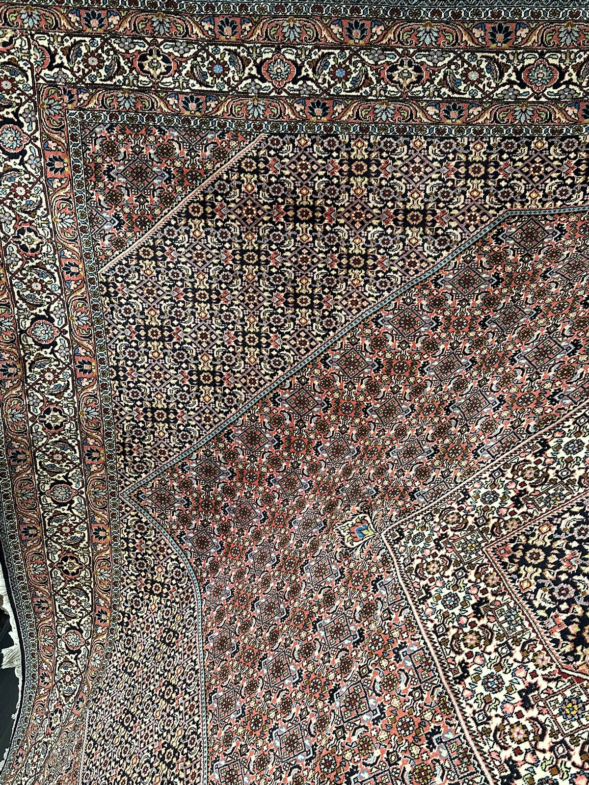 Orientteppich handgeknüpft Bidjar Wolle Top 355x250 cm