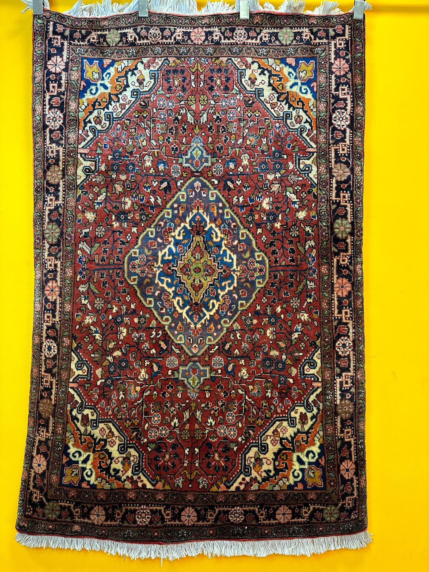 Handgeknüpfter Perser Orientteppich "Sarough Hamadan" 165x105 cm