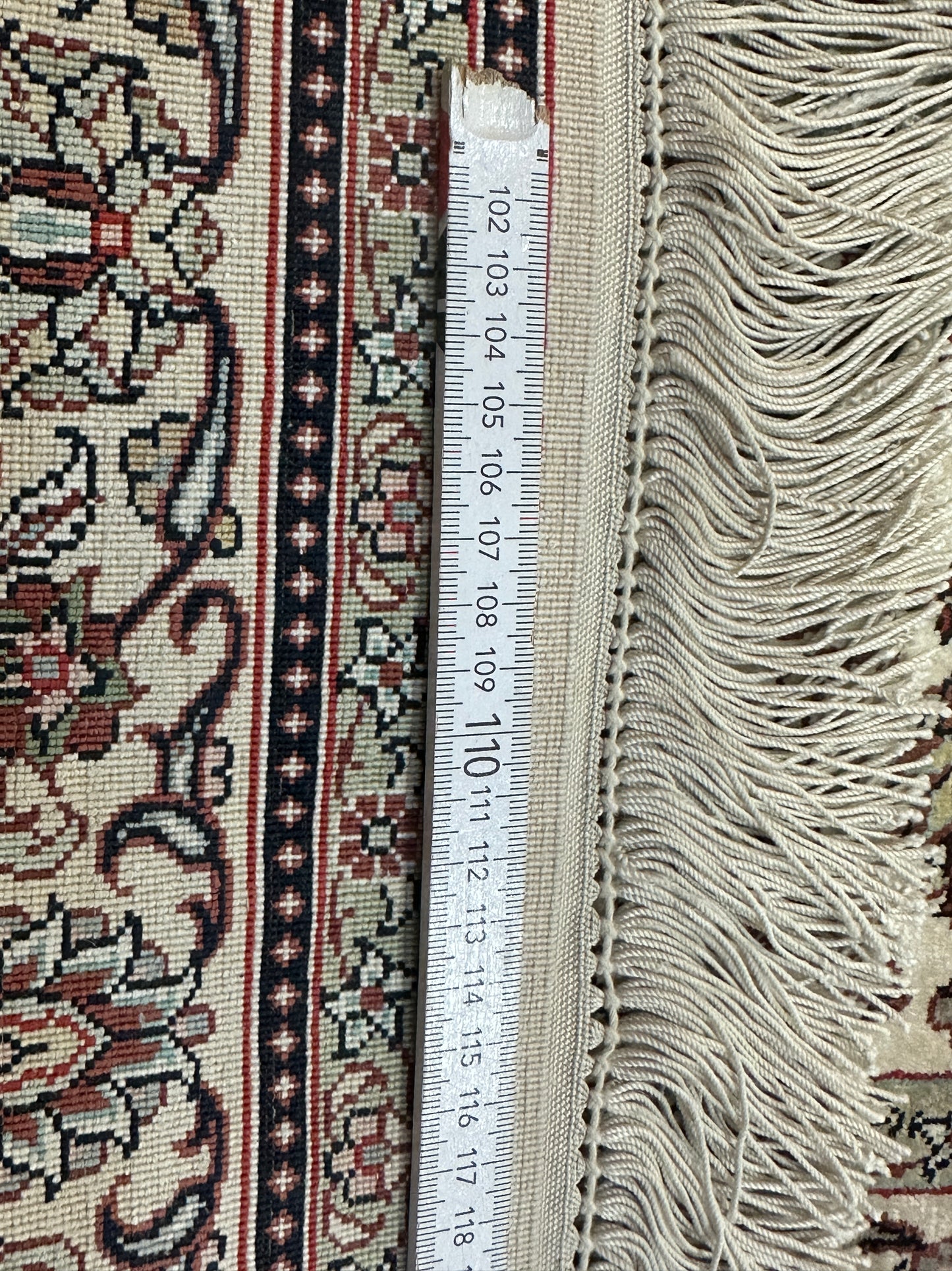 Handgeknüpfter Orientteppich - Feiner Seiden Hereke Seidenteppich 125x75cm