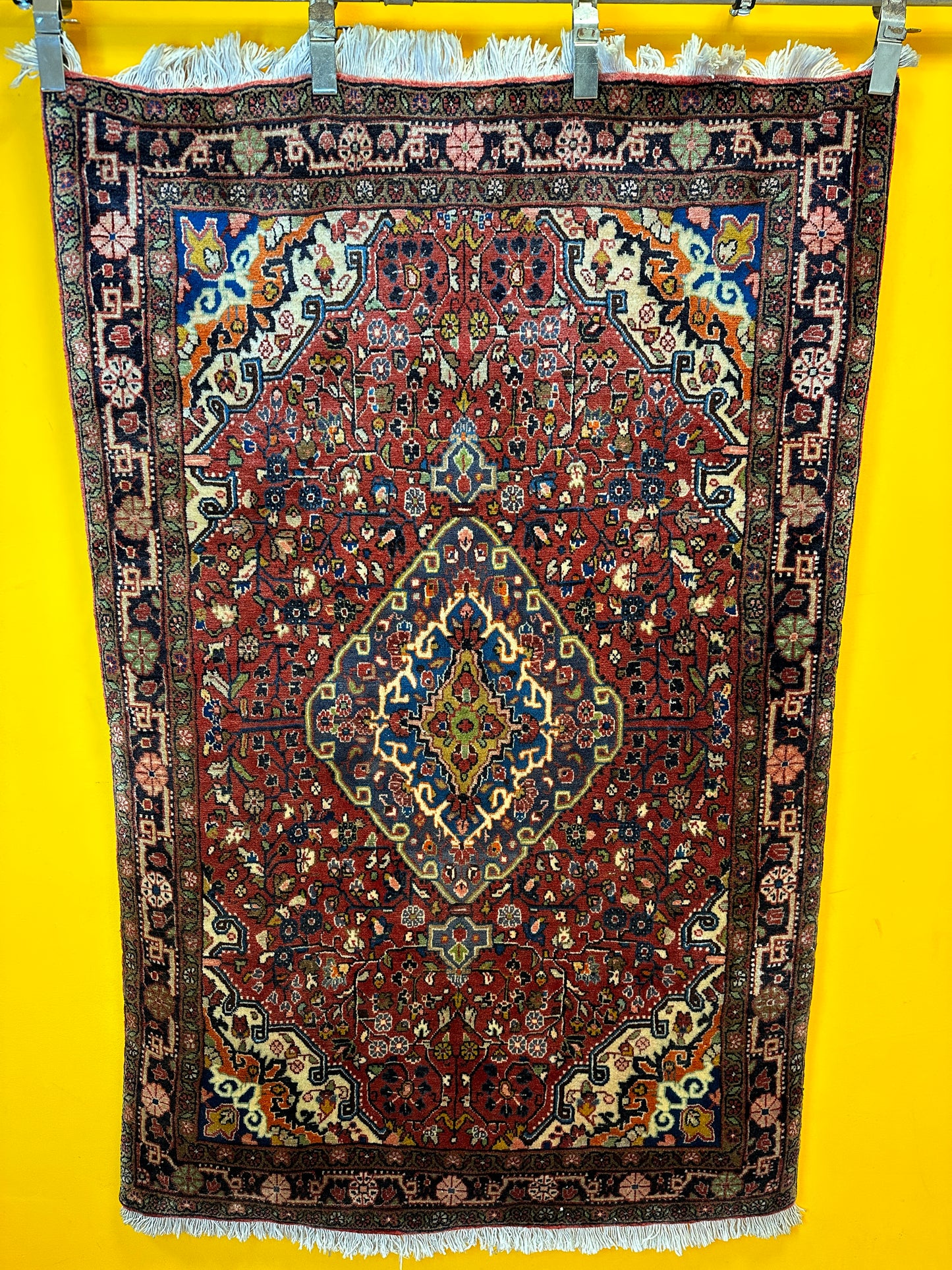 Handgeknüpfter Perser Orientteppich "Sarough Hamadan" 165x105 cm