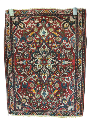 Orientteppich handgeknüpft Sarough 77x60 cm