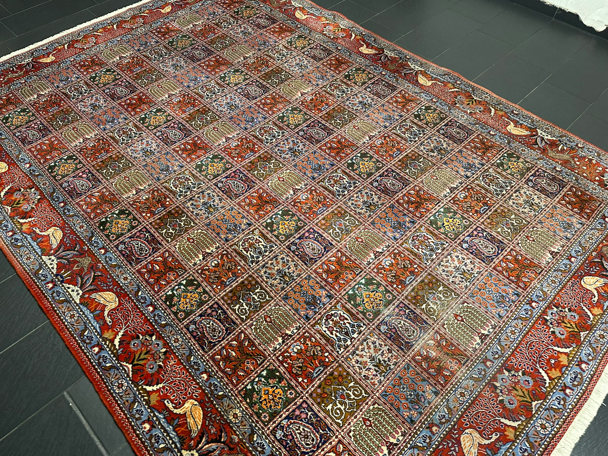 Orientteppich handgeknüpft Felder Moud Wolle Top 360x257 cm