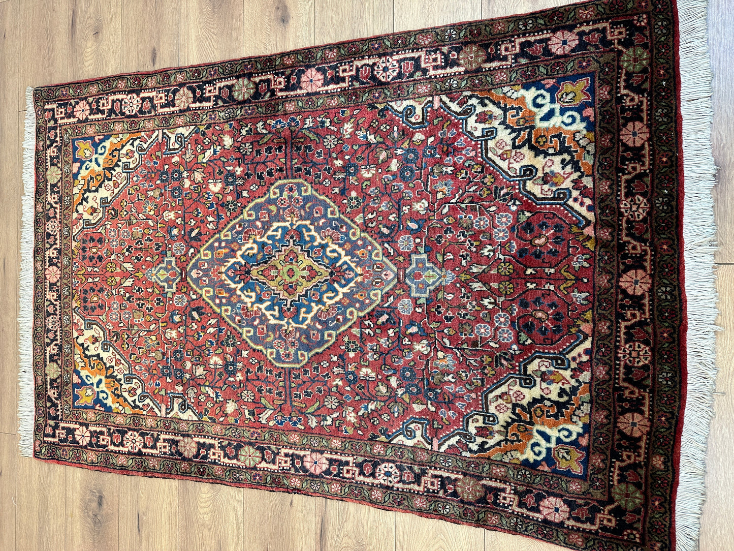 Handgeknüpfter Perser Orientteppich "Sarough Hamadan" 165x105 cm