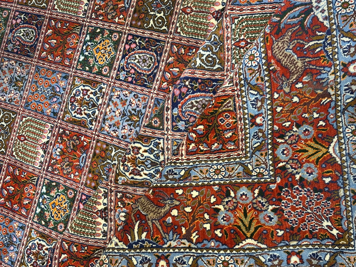 Orientteppich handgeknüpft Felder Moud Wolle Top 360x257 cm