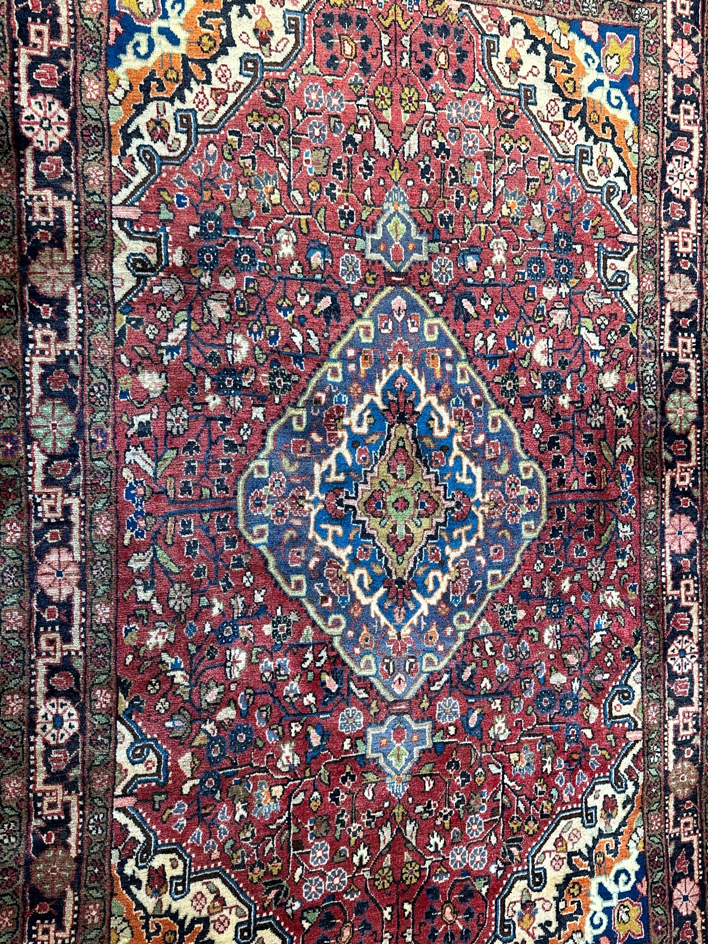 Handgeknüpfter Perser Orientteppich "Sarough Hamadan" 165x105 cm