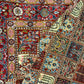 Orientteppich handgeknüpft Felder Ghom Korkwolle 330x240 cm